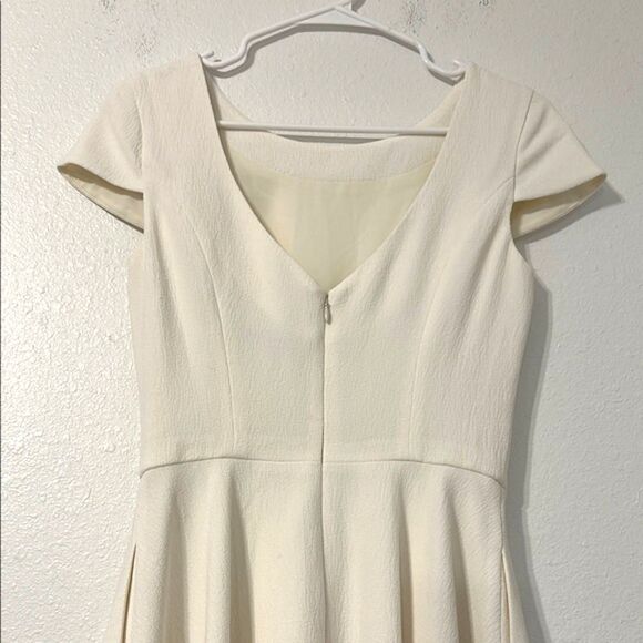 Dress the Population Livia Ivory Fit and Flare Dress Womens Small Wedding Bride - Picture 7 of 16